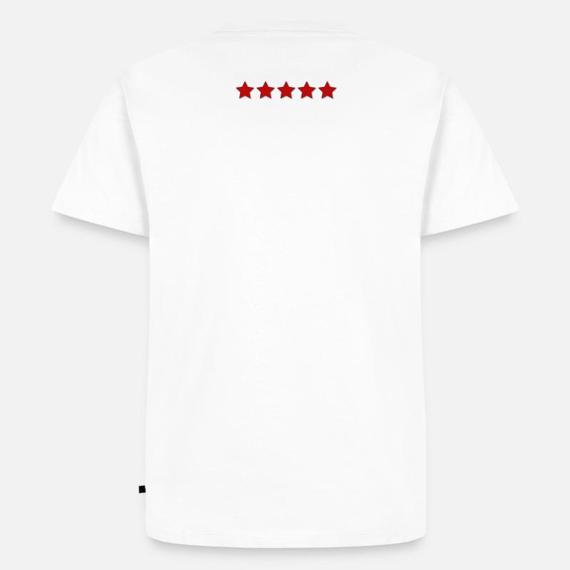5 sterne - Männer Premium Bio T-Shirt - Weiß