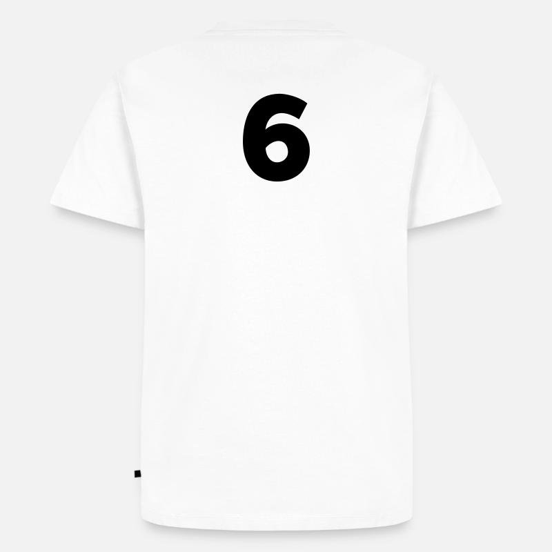 6.6 - Männer Premium Bio T-Shirt - Weiß