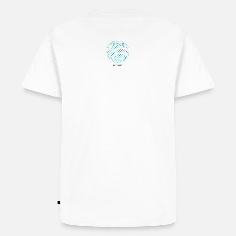 Infinity - Männer Premium Bio T-Shirt - Weiß