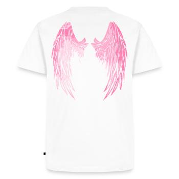 2reborn angelwings engelfügel Angel Engel rose - T-shirt Premium bio Homme - blanc - Dos - Nico (187cm)
