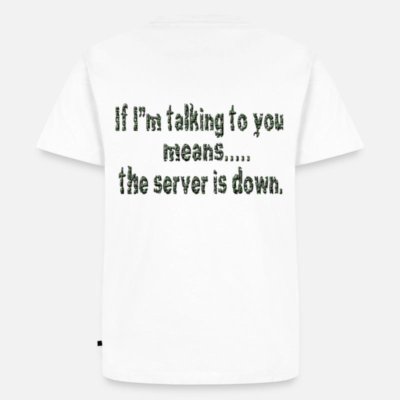 Hacking hacker hacker computer cybersecurity - Men's Premium Organic T-Shirt - white