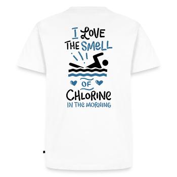 Swimming swimmer sport - Men's Premium Organic T-Shirt - white - Back - Nico (187cm)