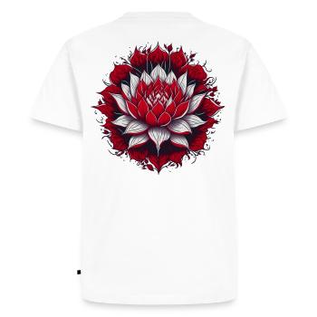Lotus - T-shirt Premium bio Homme - blanc - Dos - Nico (187cm)