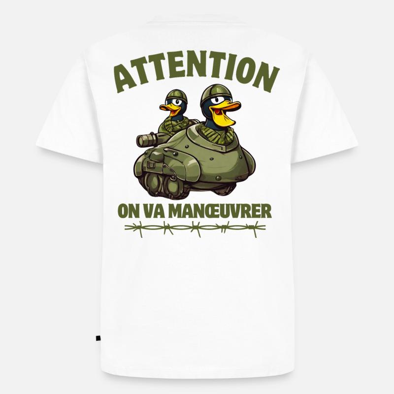 Siebte Kompanie, 7. Kompanie - Männer Premium Bio T-Shirt - Weiß