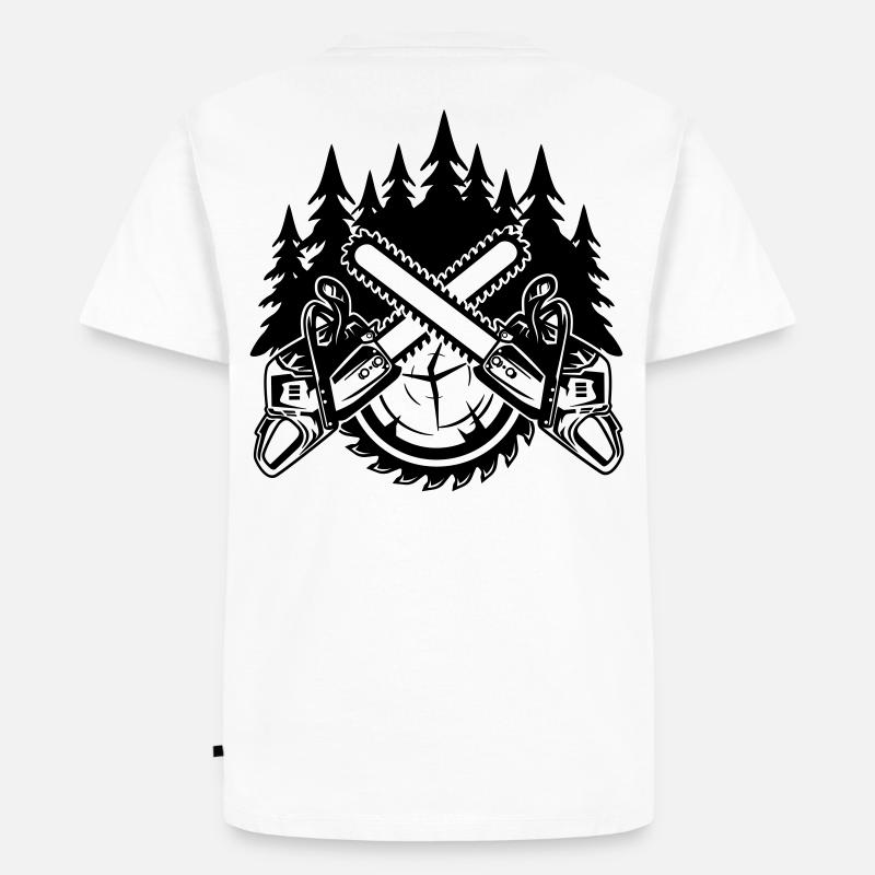 Chainsaws - Men's Premium Organic T-Shirt - white