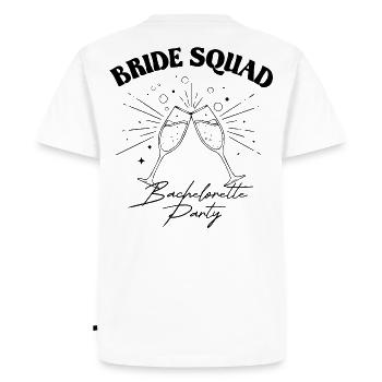 Bride Squad - Enterrement de vie de jeune fille - T-shirt Premium bio Homme - blanc - Dos - Nico (187cm)