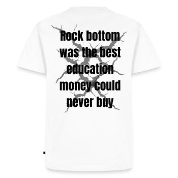 Conception à fond rocheux - T-shirt Premium bio Homme - blanc - Dos - Nico (187cm)