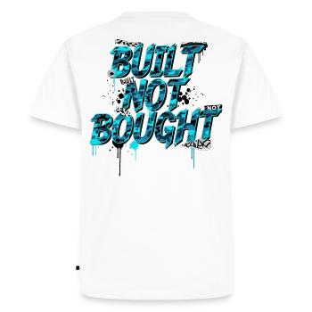 Camouflage Built Not Bought Car Tuner Style - Men's Premium Organic T-Shirt - white - Back - Nico (187cm)