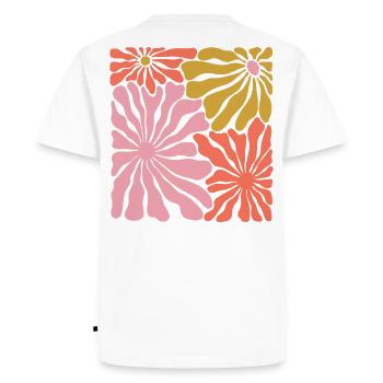 Spring Blossoms Pop Art Pattern - Men's Premium Organic T-Shirt - white - Back - Nico (187cm)