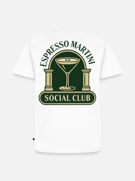 Espresso Martini Social Club  - Männer Premium Bio T-Shirt - Weiß