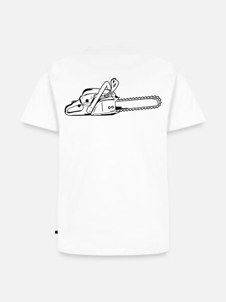 Tronçonneuse - T-shirt Premium bio Homme - blanc