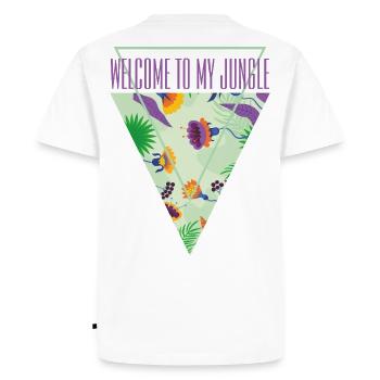 Welcome to the jungle - Men's Premium Organic T-Shirt - white - Back - Nico (187cm)