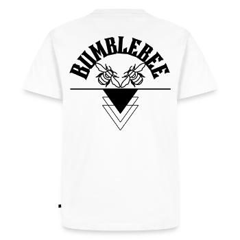 Bumblebee - Men's Premium Organic T-Shirt - white - Back - Nico (187cm)