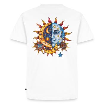 Beautiful sun - Men's Premium Organic T-Shirt - white - Back - Nico (187cm)