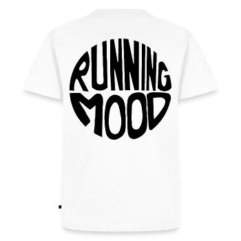 Humeur de course - T-shirt Premium bio Homme - blanc - Dos - Nico (187cm)