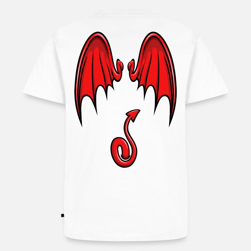 Ich bin ein kleiner Teufel - Männer Premium Bio T-Shirt - Weiß