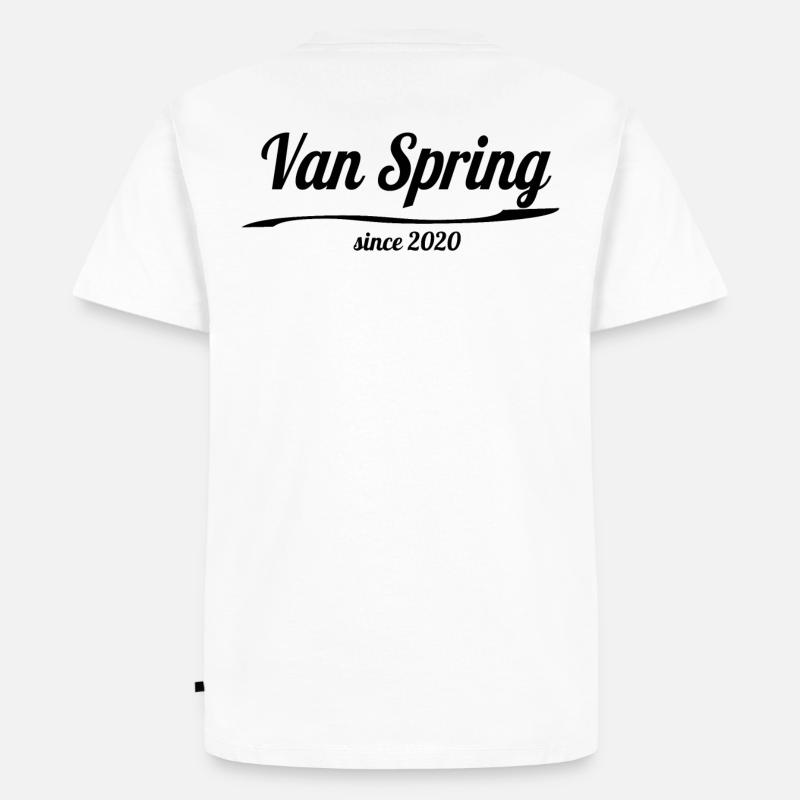 VanSpring - Männer Premium Bio T-Shirt - Weiß