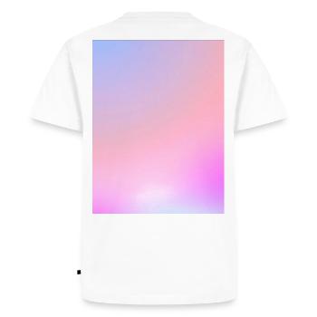 Dégradé pastel de barbe à papa de rêve - T-shirt Premium bio Homme - blanc - Dos - Nico (187cm)