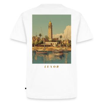 Luxor - T-shirt Premium bio Homme - blanc - Dos - Nico (187cm)