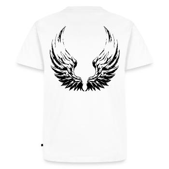 2reborn Engel Fluegel Angel Wings Heaven Heaven He - T-shirt Premium bio Homme - blanc - Dos - Nico (187cm)