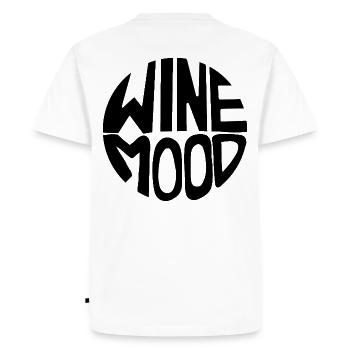 Wine Mood - Men's Premium Organic T-Shirt - white - Back - Nico (187cm)