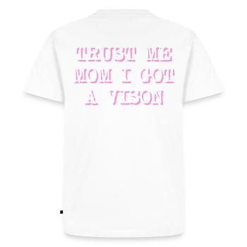 Citation de mère, mère disant, dicton inspirant - T-shirt Premium bio Homme - blanc - Dos - Nico (187cm)