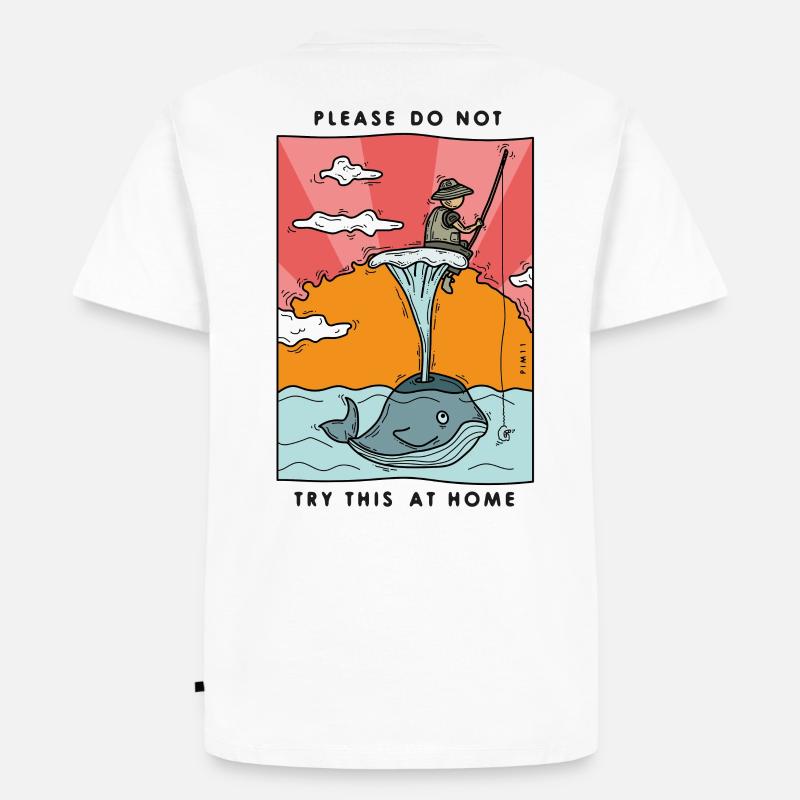 Do not try this at home - Männer Premium Bio T-Shirt - Weiß