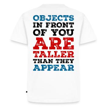 Tall Distraction – T-shirt de concert - T-shirt Premium bio Homme - blanc - Dos - Nico (187cm)