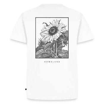 Sunflower Frame Homeland - Men's Premium Organic T-Shirt - white - Back - Nico (187cm)