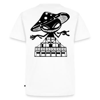 système psylosound petit - T-shirt Premium bio Homme - blanc - Dos - Nico (187cm)