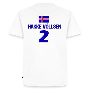 Lustiges Malle Karneval Party Shirt - Männer Premium Bio T-Shirt - Weiß - Hinten - Nico (187cm)