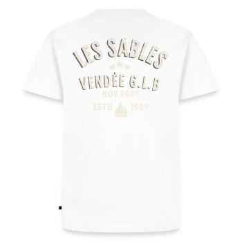 Les Sables Vendée GLB 2024 - T-shirt Premium bio Homme - blanc - Dos - Nico (187cm)