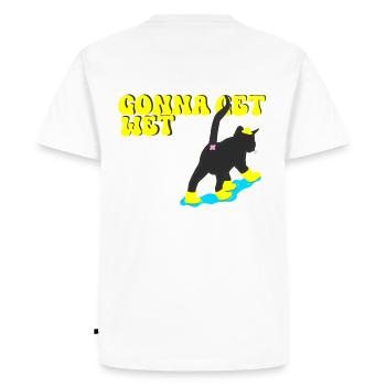 On va se mouiller - T-shirt Premium bio Homme - blanc - Dos - Nico (187cm)