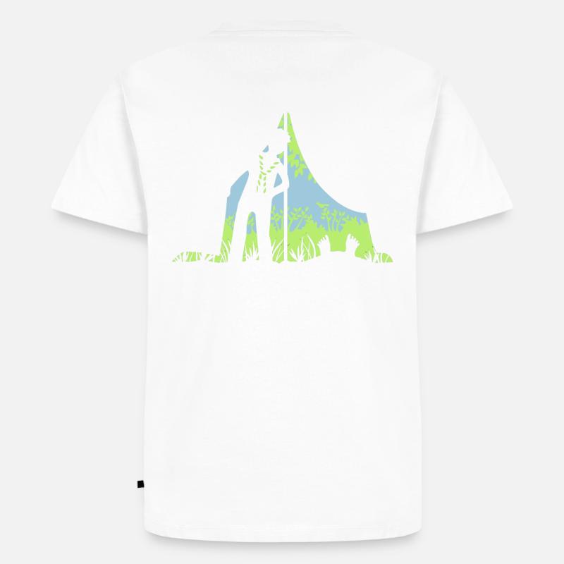 Morgens im Lager - Männer Premium Bio T-Shirt - Weiß