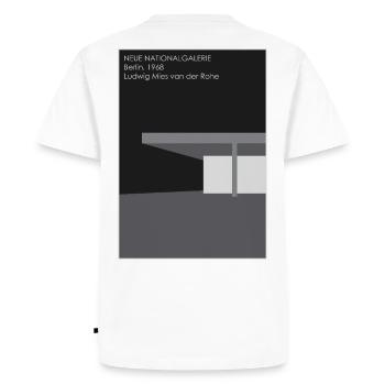 Architecture moderne : Musée des beaux-arts du Canada - T-shirt Premium bio Homme - blanc - Dos - Nico (187cm)