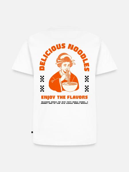 Delicious Noodles Enjoy - Männer Premium Bio T-Shirt - Weiß