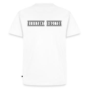 Assistant_Director - T-shirt Premium bio Homme - blanc - Dos - Nico (187cm)