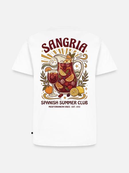 Sangria - Männer Premium Bio T-Shirt - Weiß