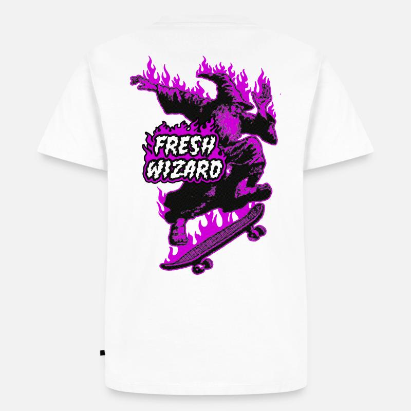 Fresh Wizard - Männer Premium Bio T-Shirt - Weiß
