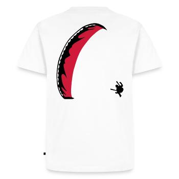 Parapente - T-shirt Premium bio Homme - blanc - Dos - Nico (187cm)