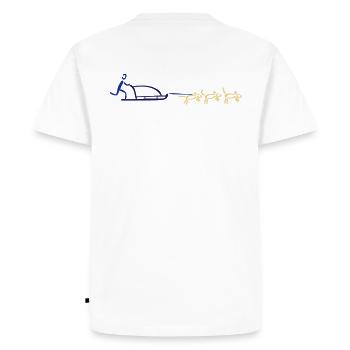 Dog Sled Dog Sports - T-shirt Premium bio Homme - blanc - Dos - Nico (187cm)