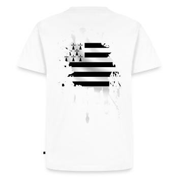 breizh brittany 16 - Men's Premium Organic T-Shirt - white - Back - Nico (187cm)