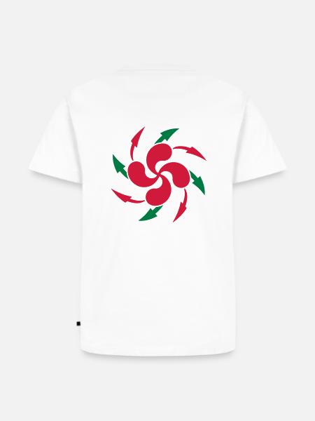 lauburu basque cross design - Men's Premium Organic T-Shirt - white