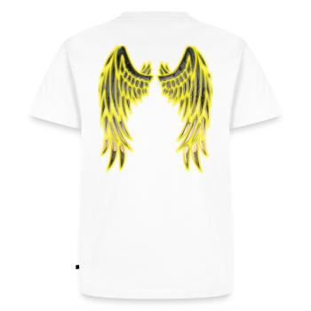Angel sun wings - T-shirt Premium bio Homme - blanc - Dos - Nico (187cm)