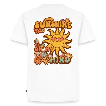 Sunshine on my mind - Men's Premium Organic T-Shirt - white - Back - Nico (187cm)