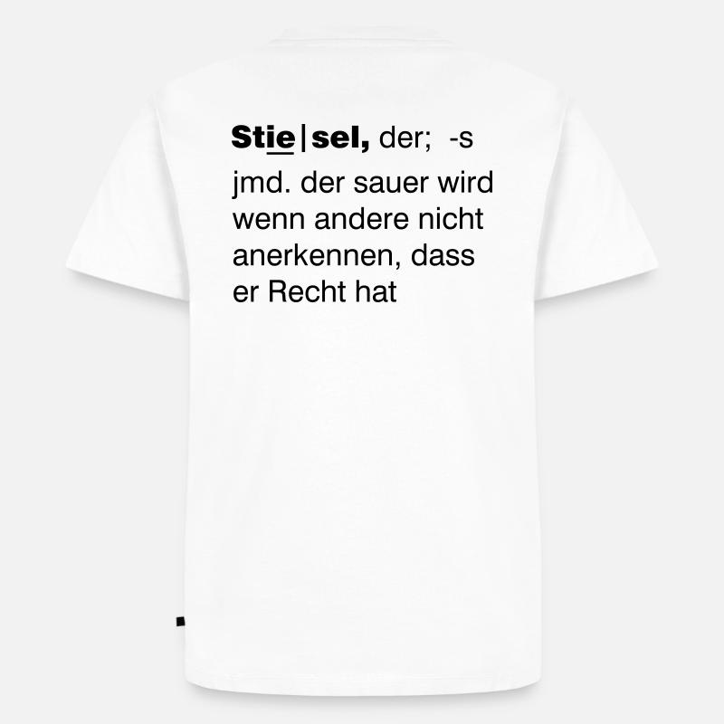 Stiesel - Männer Premium Bio T-Shirt - Weiß