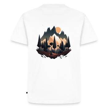 SURREAL - Men's Premium Organic T-Shirt - white - Back - Nico (187cm)