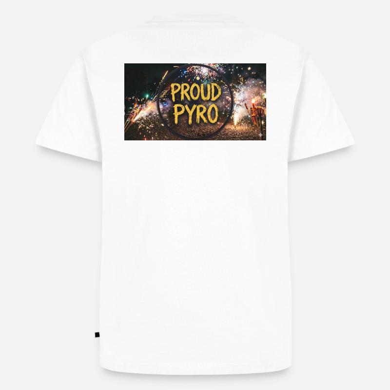 Stolzer Pyro! - Männer Premium Bio T-Shirt - Weiß