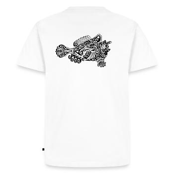 Little cute frogfish - Men's Premium Organic T-Shirt - white - Back - Nico (187cm)