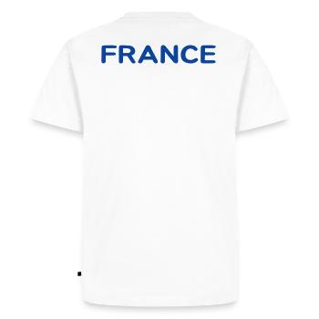FRANCE TSHIRT - T-shirt Premium bio Homme - blanc - Dos - Nico (187cm)